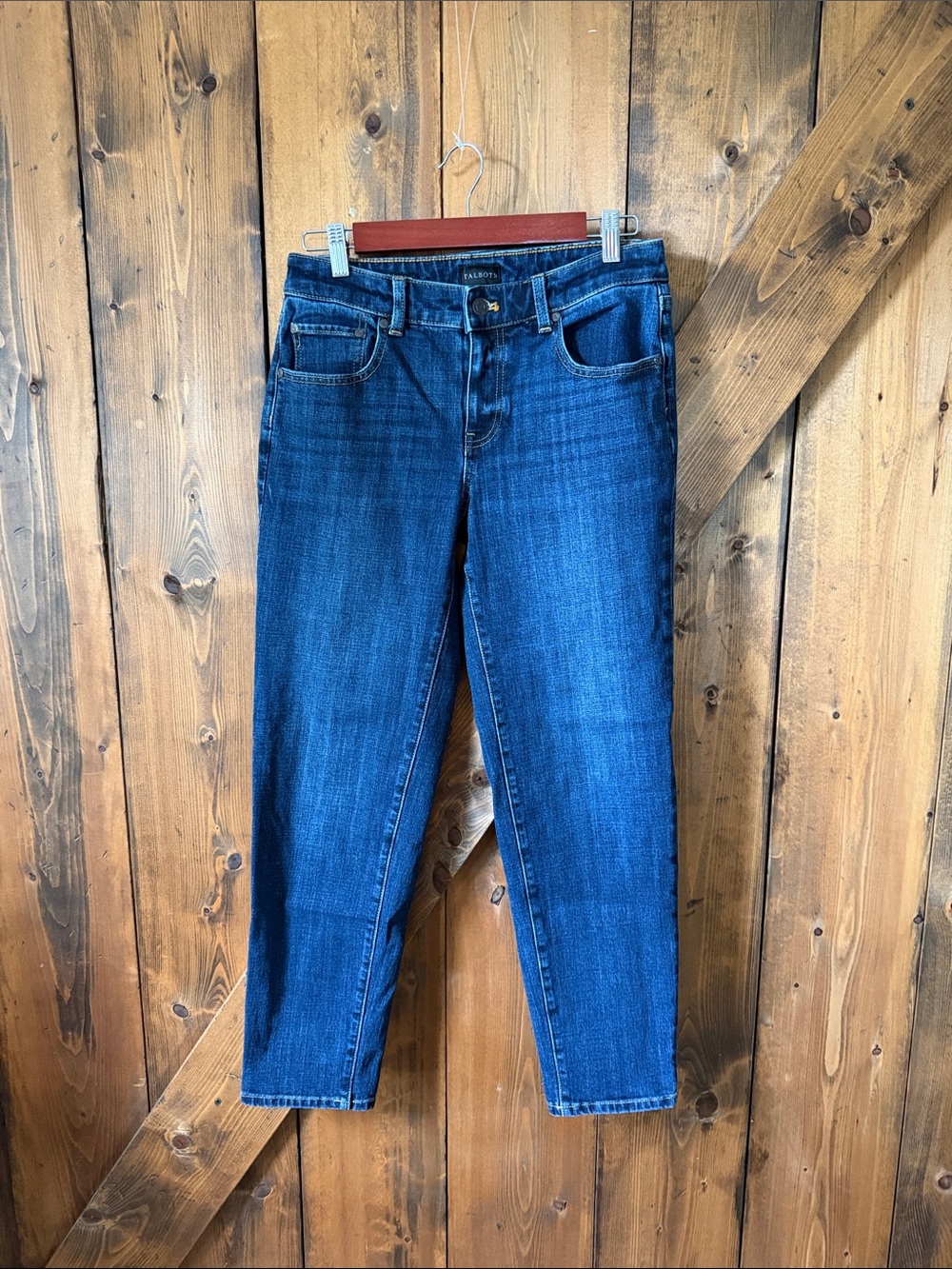 Talbots Dark Blue “Everyday Relaxed Jean” Crop